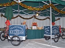 Ice Cream Bikes Inside Igloo