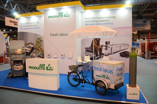 Air Products - Drawing People to Their Exhibition Stand at the NEC Air Products - Drawing People to Their Exhibition Stand at the NEC