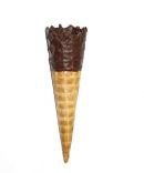 Tall Plain Waffle Cone - Choc Dipped