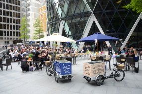 Corporate Ice Cream Trikes Gherkin