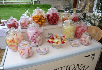 Sweet Candy Cart Close Up