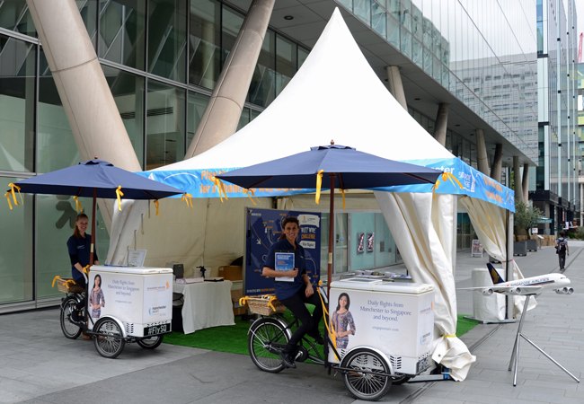 Singapore Airlines Marketing Promotion - Manchester City Centre