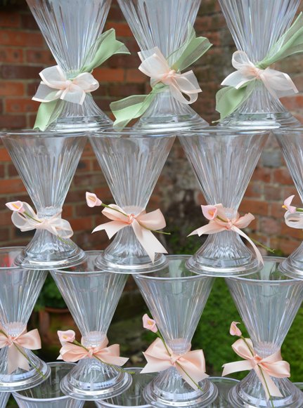 Decorated Sundae Dishes - Matched To Your Colour Scheme Decorated Sundae Dishes - Matched To Your Colour Scheme