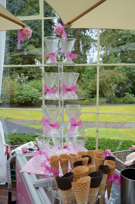 Ice Cream Sundae Dish Tower