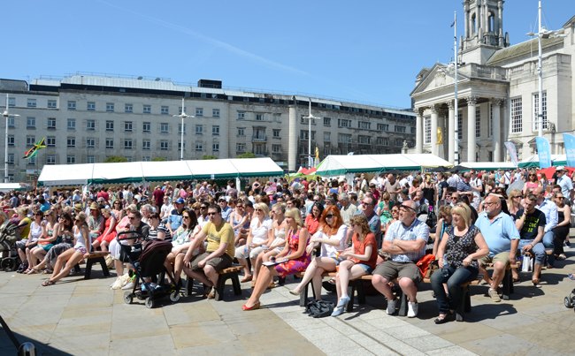 Leeds Food Festival Crowds