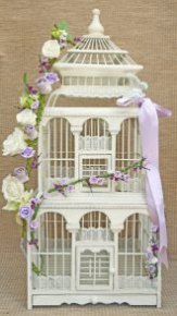 Wedding Bird Cage Lilac