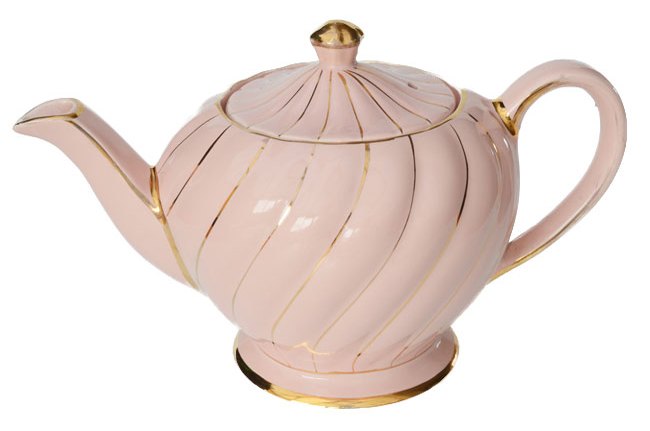 Vintage Pink Teapot