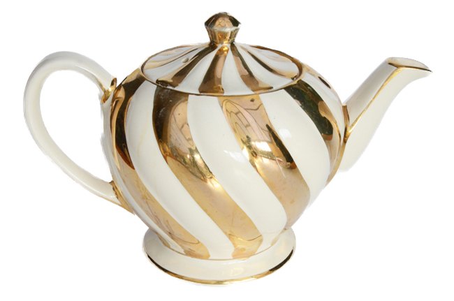 White & Gold China