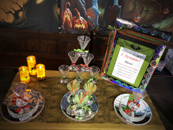 Halloween Themed Party Display Table