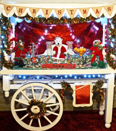 Christmas Candy Cart